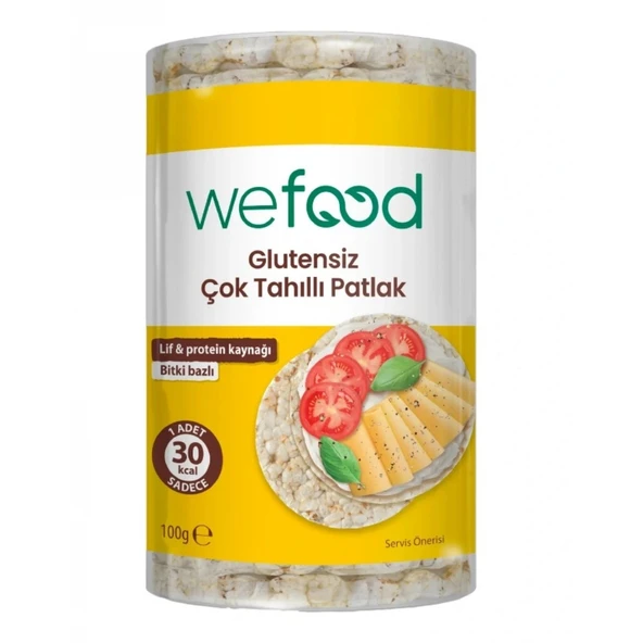 Wefood Çok Tahıllı Pirinç Patlağı 100 Gr ürün görseli 1