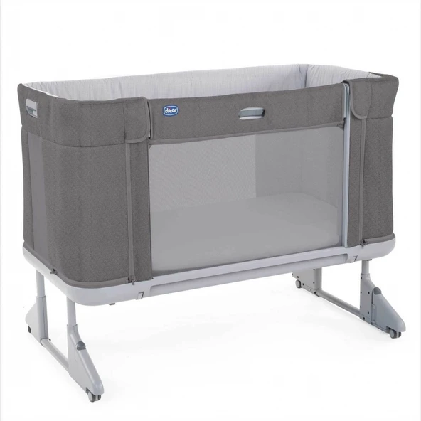 Chicco Next2me Forever Anne Yanı Beşik Moon Grey ürün görseli 1