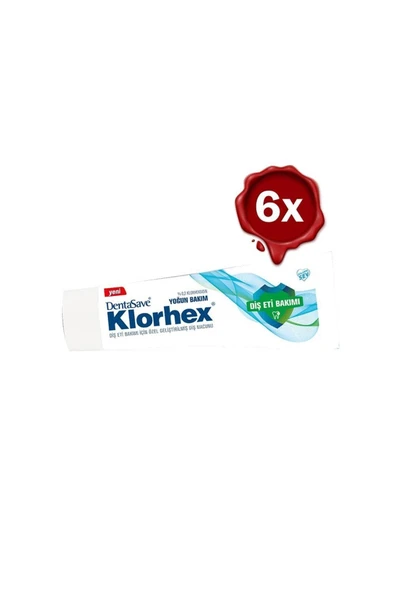 Klorhex Diş Macunu Yoğun Bakım 75 Ml X 6 ürün görseli 1