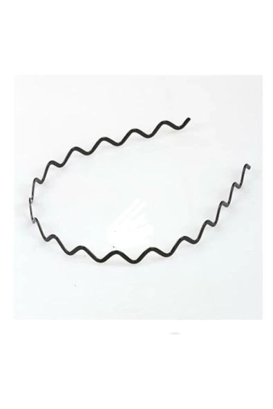 çamaşırsepeti 3 Adet Metal Kırılmaz Zigzag Erkek / Kadın Unisex Saç Tacı / taç ürün görseli 1