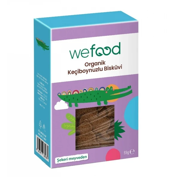 Wefood Organik Kids Keçiboynuzlu Bisküvi 55 Gr ürün görseli 1
