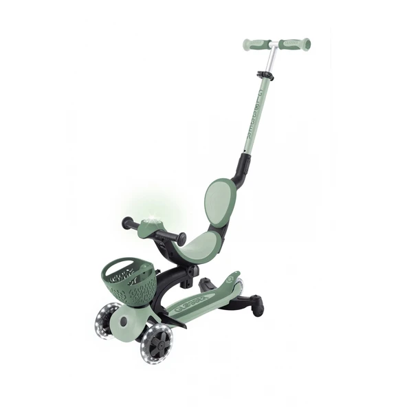 Globber Go Up Baby 360 Scooter (ışıklı) Zeytin Yeşili ürün görseli 1