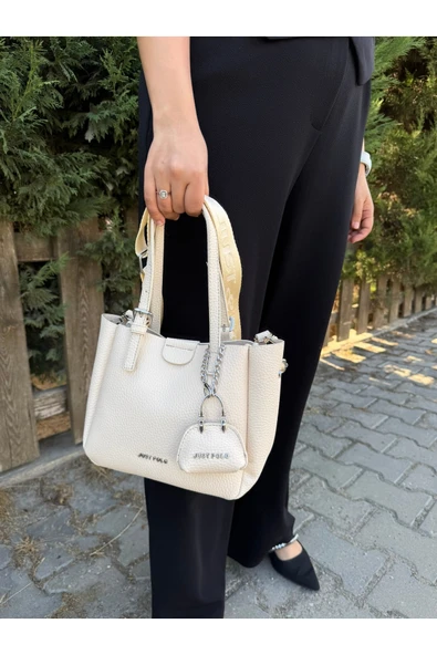 Just Polo Günlük Kombinlere Uygun Kadın Orta Boy Ayarlanabilir Askılı Şık El & Omuz Çantası Shoulder Bag ürün görseli 1