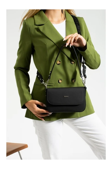 Just Polo Kadın Krem Camel El Ve Omuz Çantası 346005MH ürün görseli 1