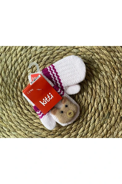 Kitti Animals Bebek tek parmak Kaliteli Sevimli eldiven 1-3 yaş ürün görseli 1