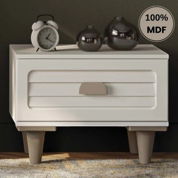 Lavanta Mdf Ayaklı Tasarım Komodin ürün görseli 1