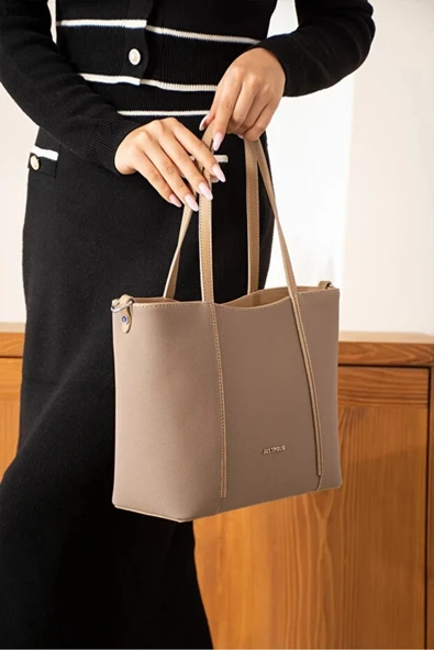 Just Polo Kadın Yeni Sezon Büyük Boy Lüks El Ve Omuz Çantası Shoulder Bag ürün görseli 1
