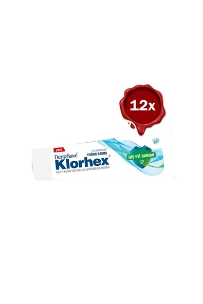 Klorhex Diş Macunu Yoğun Bakım 75 Ml X 12 ürün görseli 1