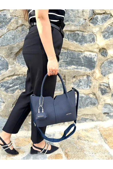Just Polo Kadın Yeni Sezon Yumuşak Deri Ayarlanabilir Askılı Lüks El Ve Omuz Çantası Shoulder Bag ürün görseli 1