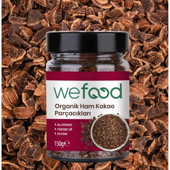Wefood Organik Ham Kakao Parçacıkları 150 Gr ürün görseli 1
