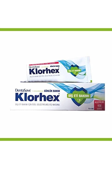 Klorhex Günlük Bakım Diş Macunu 75 Ml. Klorhexidin %0.05 Mg ürün görseli 1