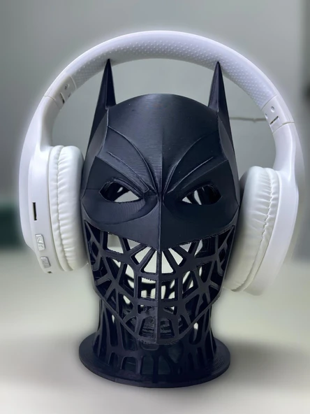 Batman Görünümlü Kafa Üstü Kulaklık Standı - Resim 2