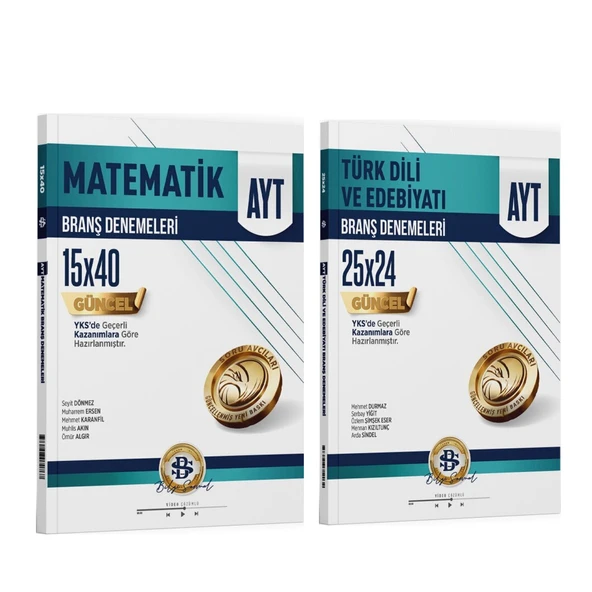 Bilgi Sarmal AYT Matematik ve Türk Dili Edebiyatı Deneme Seti 2 Kitap ürün görseli 1
