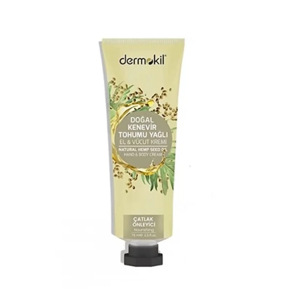 Dermokil Doğal El Ve Vücut Kremi 75 Ml Kenevir ürün görseli 1