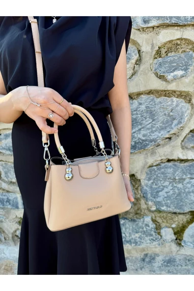 Just Polo Kadın Çapraz Askılı Günlük Kullanıma Uygun Şık Ve Lüks Tasarım Mini El & Omuz Çantası 25X15 CM ürün görseli 1