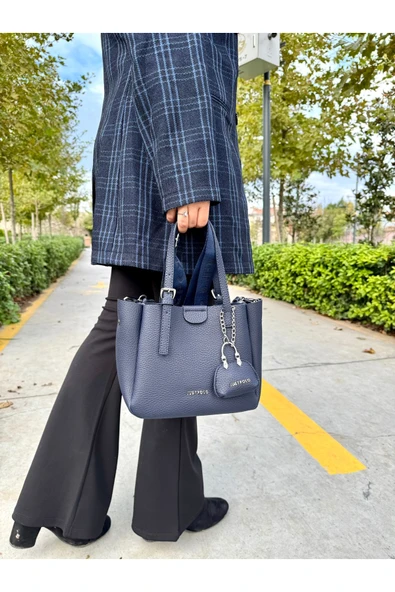 Just Polo Lüks Tasarım 3 Bölmeli Yumuşak Deri Lüks Ve Şık Dokunuş El & Omuz Çantası Shoulder Bag ürün görseli 1