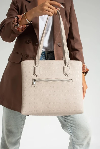 Just Polo Kadın Taş Büyük Boy El Çantası 344028MH ürün görseli 1