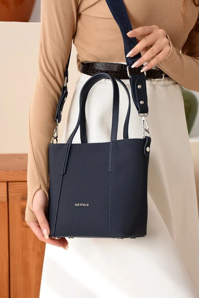 Just Polo Günlük Kombinlere Uygun Kadın Büyük Boy Yeni Sezon Lüks El Ve Omuz Çantası Shoulder Bag ürün görseli 1