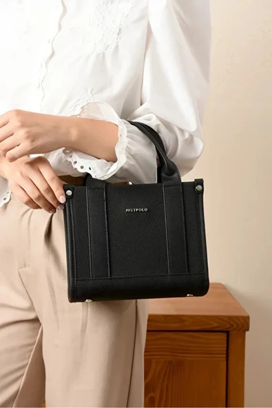 Just Polo Kadın Yeni Sezon Ayarlanabilir Askılı Lüks El Ve Omuz Çantası Shoulder Bag EBAT: 19 X 23 CM ürün görseli 1