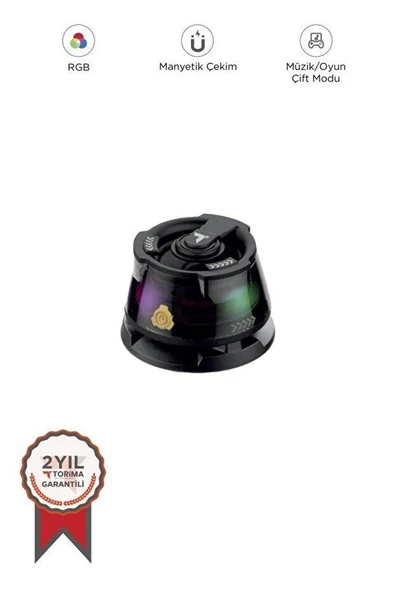 Torima D39 Manyetik RGB Işıklı 5.3 Telefon Tutucu Mini Bluetooth Hoparlör Speaker Siyah ürün görseli 1