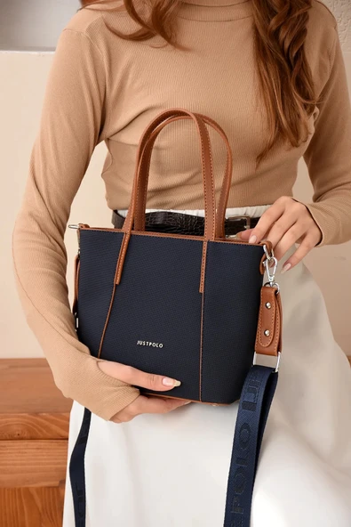 Just Polo Kadın Spor Model Ayarlanabilir Askılı Şık El Ve Omuz Çantası EBAT : 24 X 20 CM ürün görseli 1