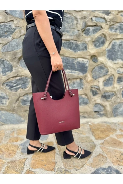 Just Polo Kadın Yeni Sezon Yumuşak Deri Şık El Çantası ürün görseli 1