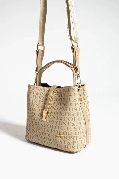 Just Polo Kadın Orijinal 4 Bölmeli Lüks El & Omuz Çantası Shoulder Bag EBAT: 25X25 CM ürün görseli 1