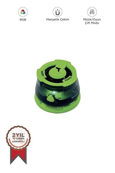 Torima D39 Manyetik RGB Işıklı 5.3 Telefon Tutucu Mini Bluetooth Hoparlör Speaker Yeşil ürün görseli 1