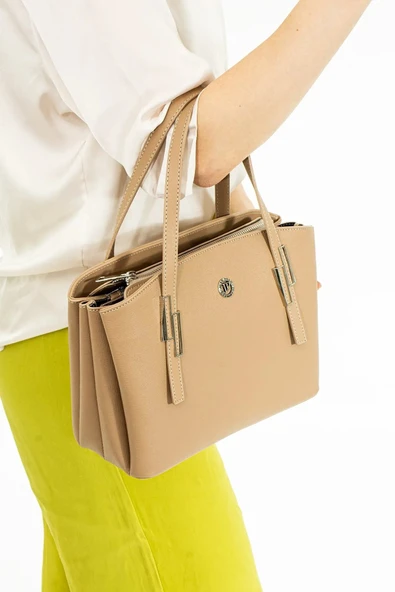 Just Polo Kadın Yeni Sezon 5 Bölmeli El Ve Omuz Çantası 4030mh * 2066mh * 5013mh ürün görseli 1