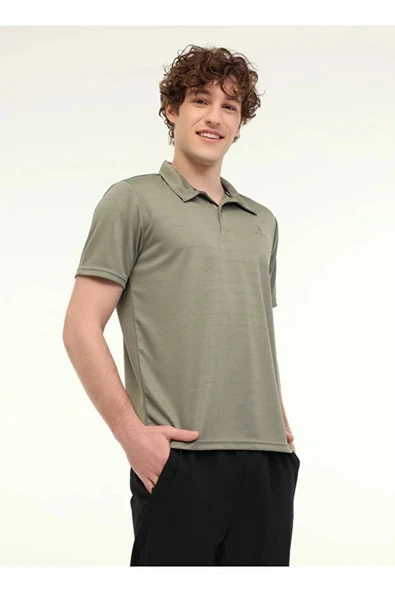Lumberjack Ct461 Yakali Erkek Tshirt - Haki ürün görseli 1