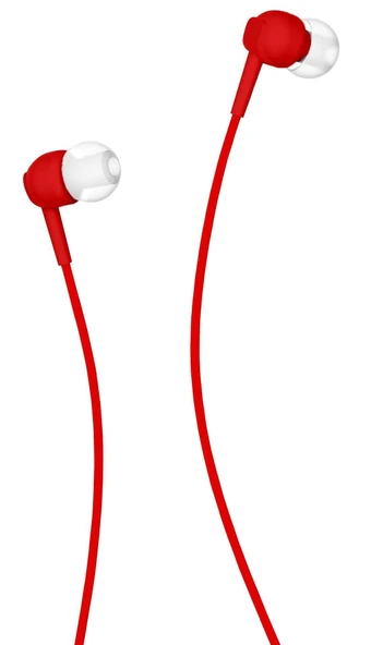 Phixi Force HS640R Kırmızı Mikrofonlu Kulakiçi Kulaklık ürün görseli 1