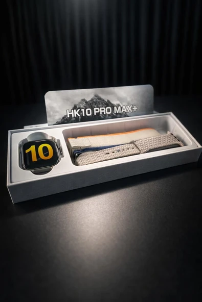 HK10 PRO MAX Akıllı Saat - Nabız Ölçer, Spor Modları, Bildirim, Uzun Batarya ürün görseli 1