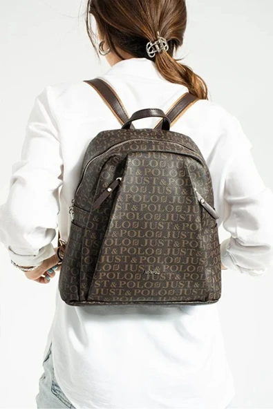 Just Polo Kadın Günlük Kullanıma Uygun Büyük Boy Sırt Çantası Shopper EBAT: 28 X 33 CM ürün görseli 1