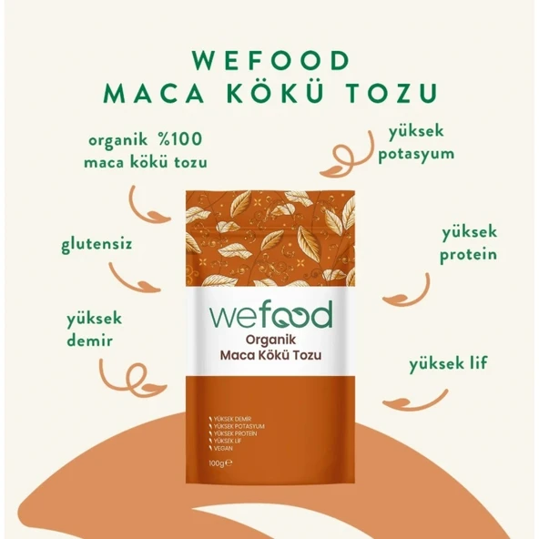 Wefood Maca Tozu 100 Gr - Resim 2