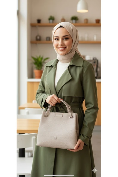 Just Polo Kadın Su Geçirmez Ayarlanabilir Askılı Büyük Boy Lüks Omuz Çantası Shoulder Bag EBAT: 27 X 30 CM ürün görseli 1