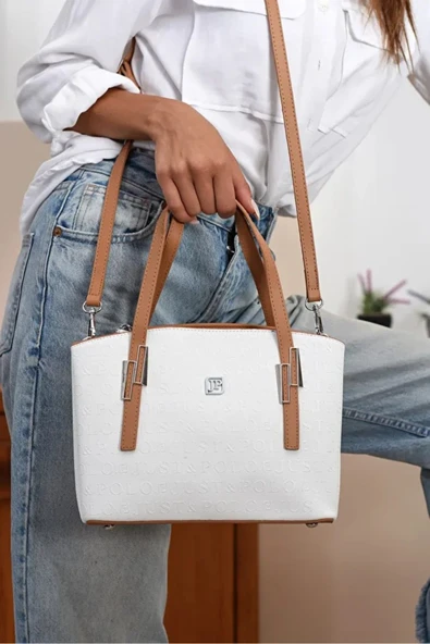 Just Polo Kadın Günlük Kullanıma Uygun Ayarlanabilir Askılı Lüks El Ve Omuz Çantası Shopper ürün görseli 1