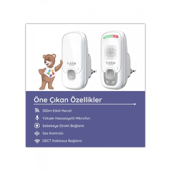 Hubble Dect Dijital Bebek Telsizi Hbl01 - Resim 6