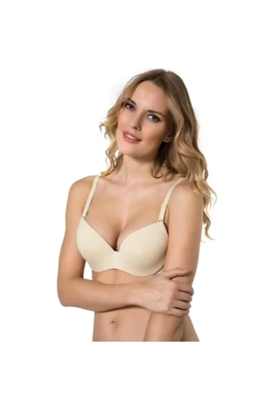 UMT Underwear Lazer Kesim Hayalet Sütyen Görünmez Tişört Sütyeni Ten Rengi ürün görseli 1
