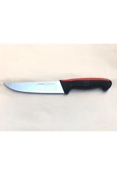PİRGE PRO 2002 SÜPER TUTUŞ KASAP BIÇAĞI NO:2 16,5 CM (ÇİFT RENKLİ VE KANALLI) SİYAH 31382 ürün görseli 1