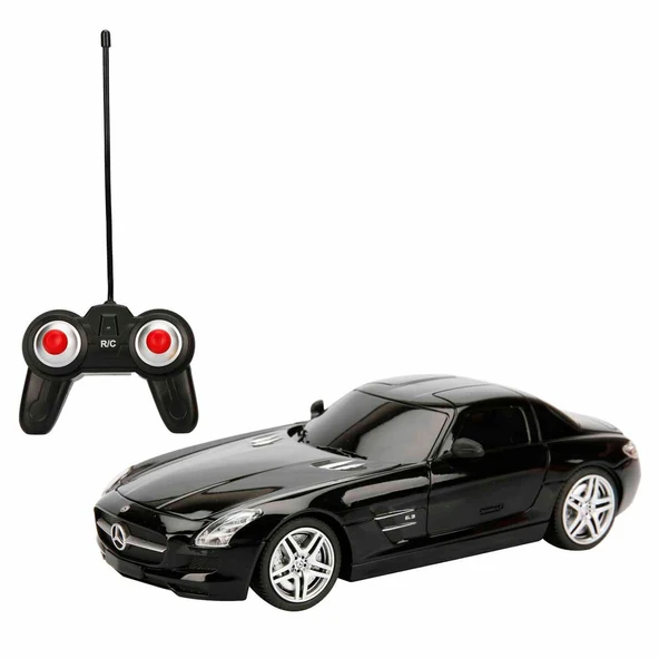 Mercedes Benz Sls Amg 1:24 Işıklı Uzaktan Kumandalı Siyah Araba 39465 ürün görseli 1