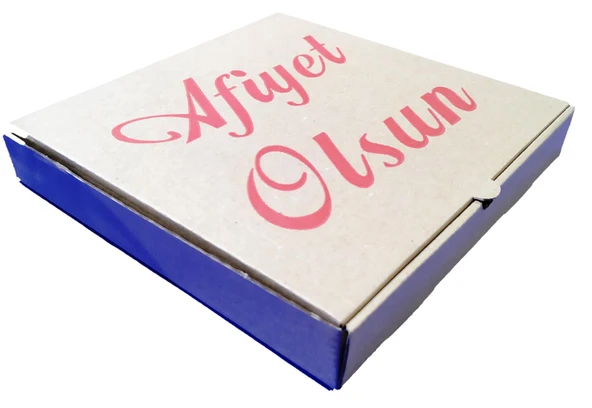 Pizza Kutusu 26x26x4cm 100 Adet - Resim 2