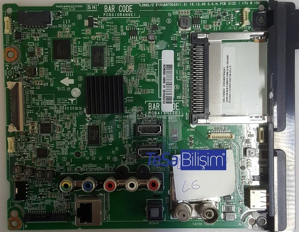 LG 43LH590V 49LH590V ANAKART EAX66873003(1.0) EBT64304724 ürün görseli 1