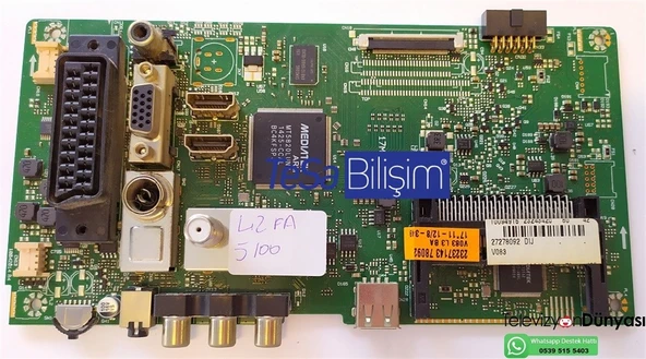 17MB82S 23243420 VES420UNVL-2D-N01 VESTEL 42FA5100 ANAKART MAİNBOARD ürün görseli 1