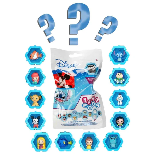 Disney Pixar Nano Pods Sürpriz Figür Paketi S1 ürün görseli 1