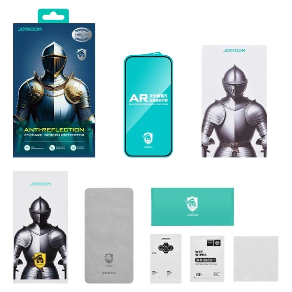 Joyroom İphone 16 Plus Anti-Reflection Gerçek Gorilla Glass Cam Ekran Koruyucu ürün görseli 1