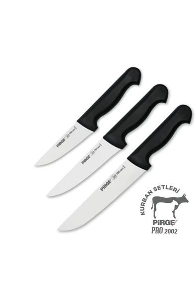 PİRGE PRO2002 Kurban Bıçak Seti 3’lü 35180 ürün görseli 1