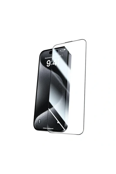 Joyroom iPhone 16 Plus HD Kırılmaz Cam Tam Kaplayan Ekran Koruyucu ürün görseli 1