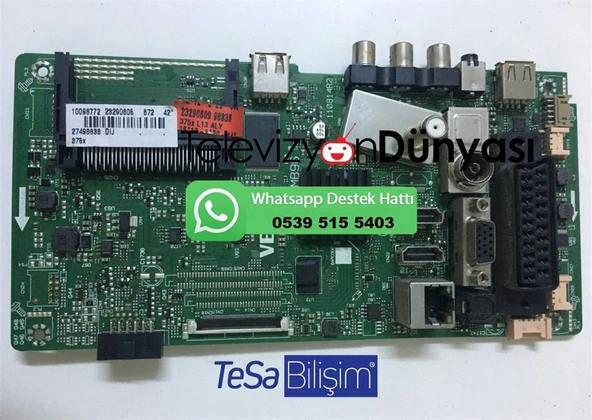 17MB96 23290605 23290609 VES420UNDL-2D Vestel 42FA7200 ANAKART MAINBOARD ürün görseli 1