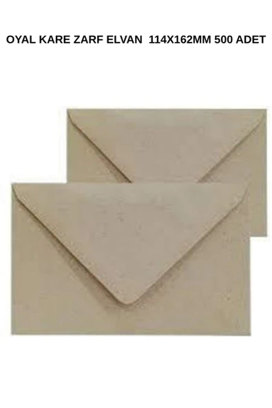 Kare Zarf Elvan 70 gr Kraft 114x162 mm 500 Adet – Doğal ve Şık Zarf Seçimi ürün görseli 1