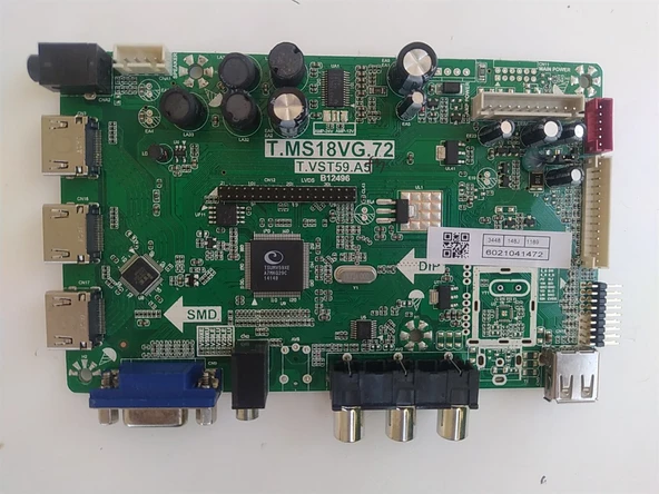 SANYO LE106S12FA  ANAKART , T.MS18VG.72 , T.VST59.A5 , V460H1-P09 ürün görseli 1
